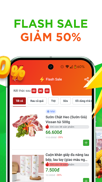 Flash Sale giảm 50%